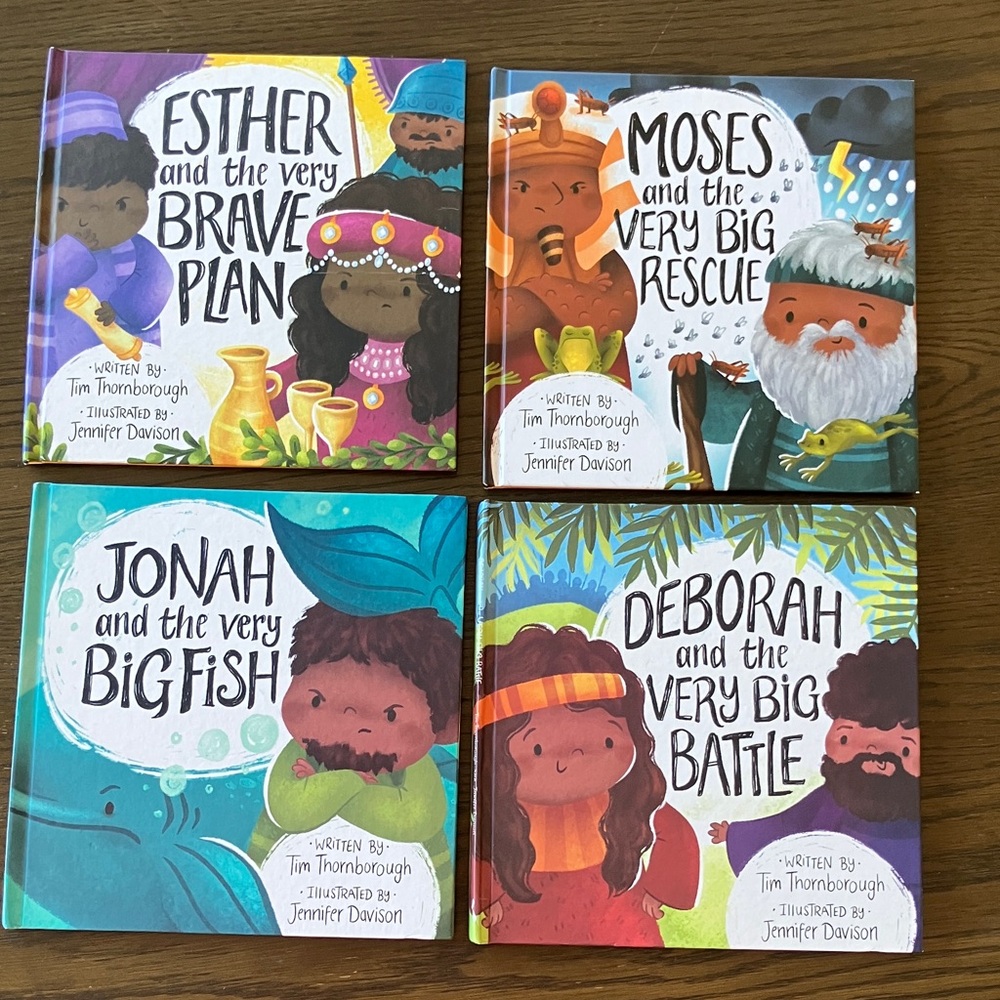 Children's Book Set - Esther, Moses, Jonah, Deborah
